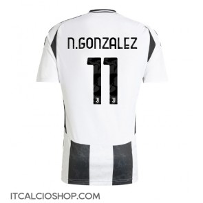 Juventus Nicolas Gonzalez #11 Prima Maglia 2024-25 Manica Corta